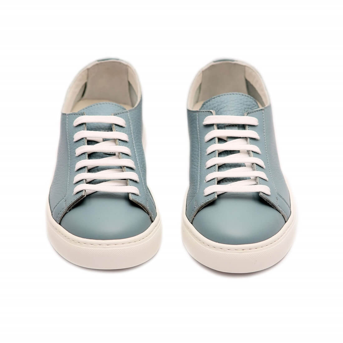 Кеди SITELLE Lana сіро-блакитні шкіряні — фото 4