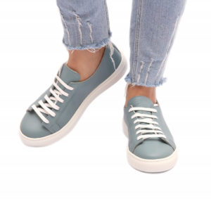 Кеди SITELLE Lana сіро-блакитні шкіряні