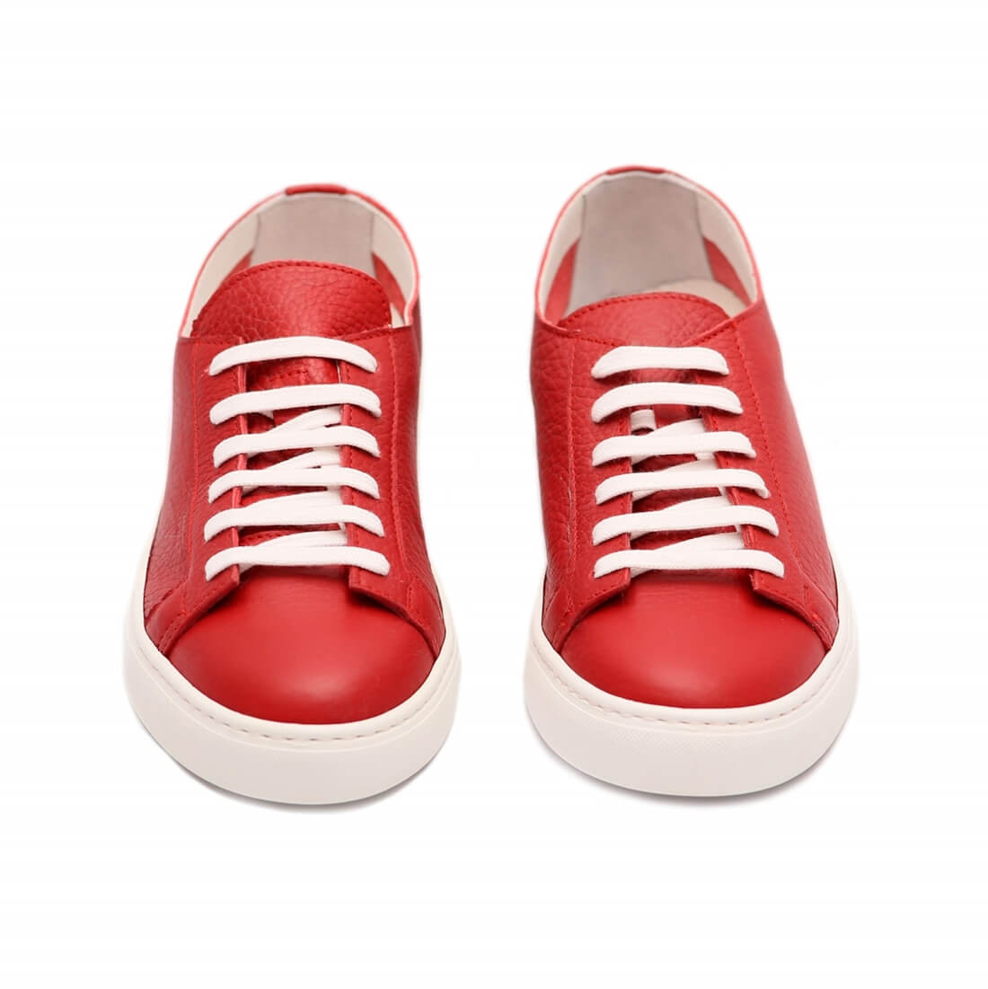 Кеди SITELLE Lana червоні шкіряні — фото 3