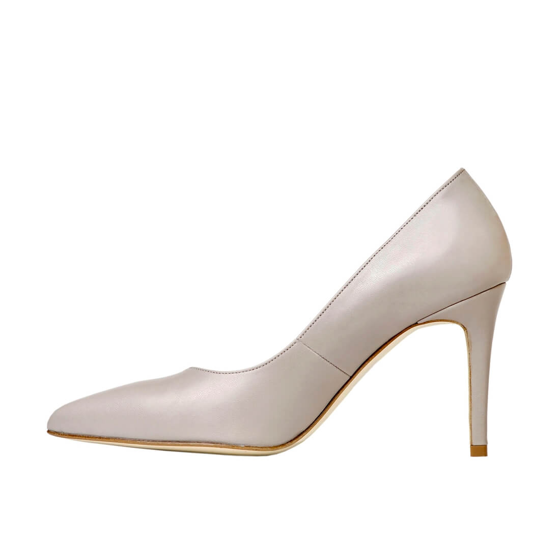 Grey pointed hotsell toe pumps