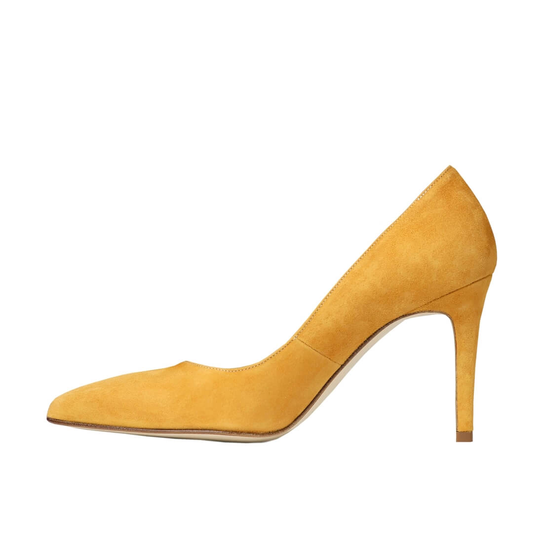 Julia Pumps Honey Beige Suede 80 — photo 6