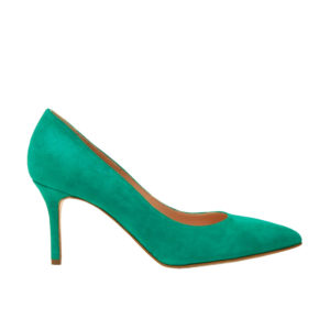 Kristi Pumps Emerald Green Suede 70