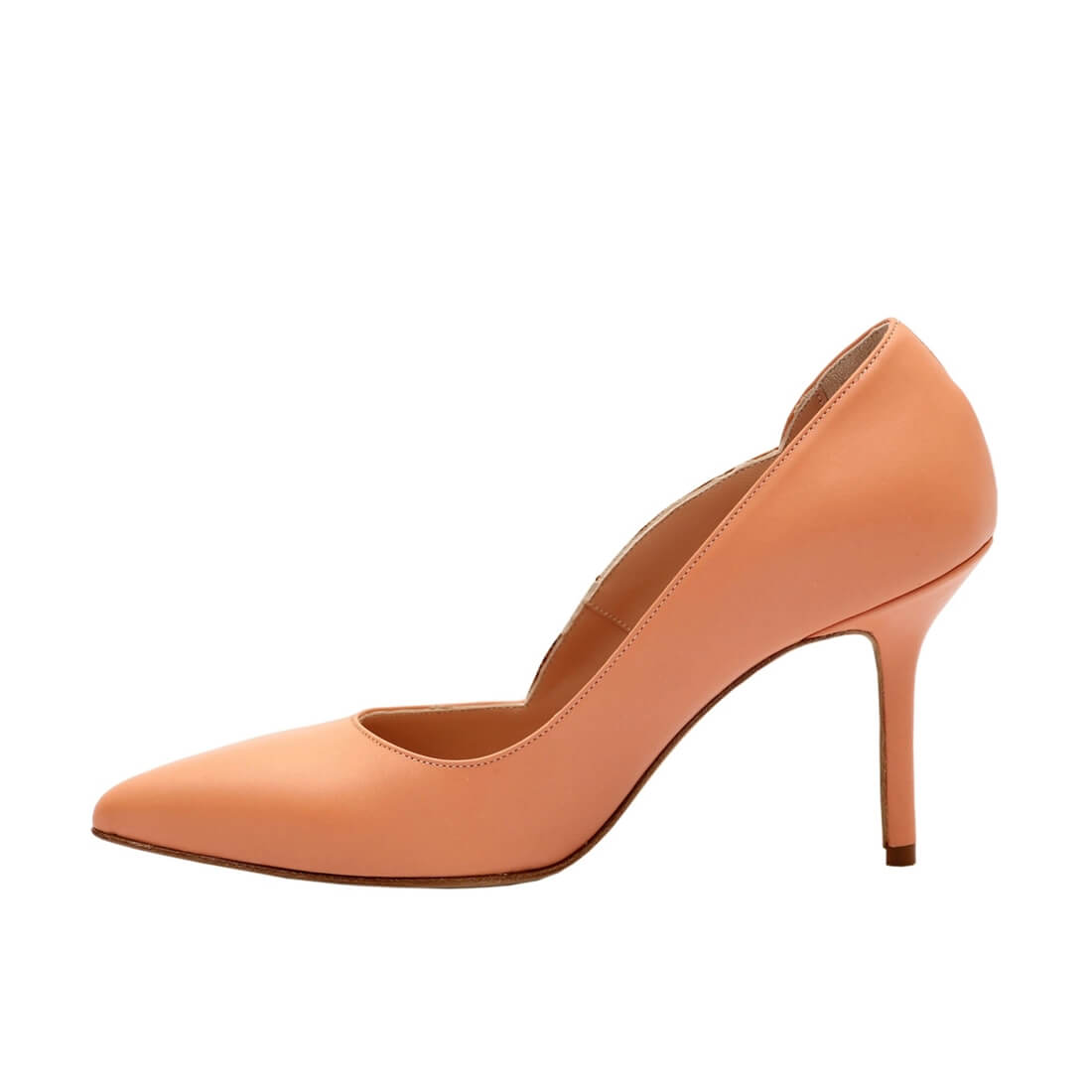 Coral hot sale leather pumps