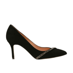 Nika Pumps Black Suede 70