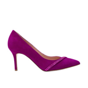 Nika Pumps Purple Fuchsia Suede 70