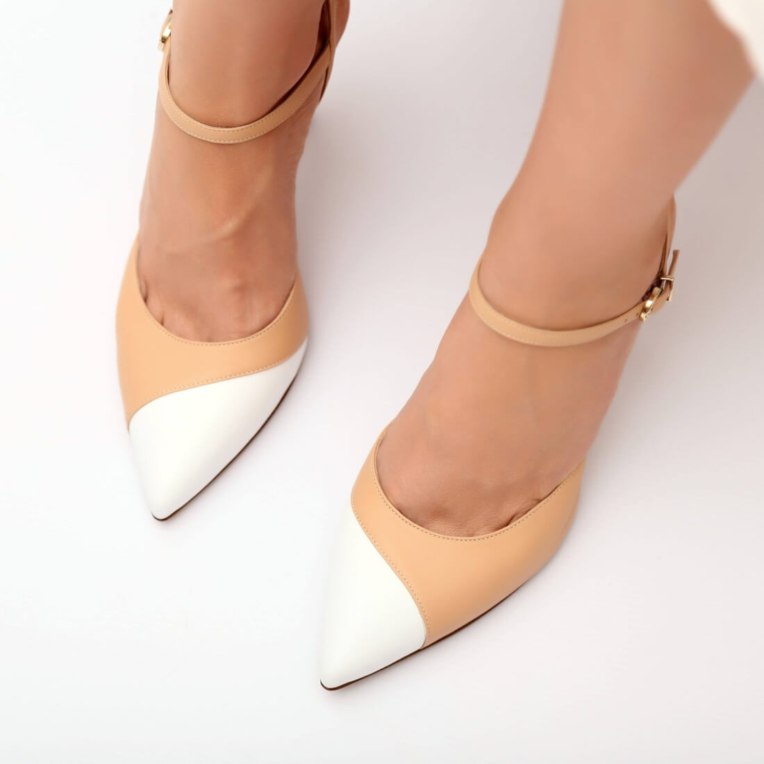 Reese Sandals Beige White 70 — photo 2
