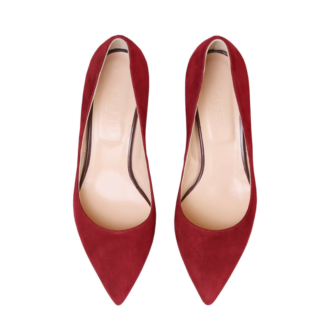 Maroon suede clearance pumps